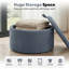 Repose-pieds capitonné rond 27,2 po avec rangement-373192636