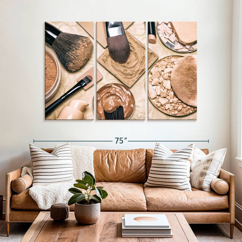 Shuttleworth Neutral Toned Makeup, 42" H x 65" W