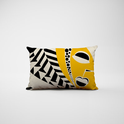 Housse et insert de coussin rectangulaire intérieur / extérieur en mélange de polyester / polyester Ikom