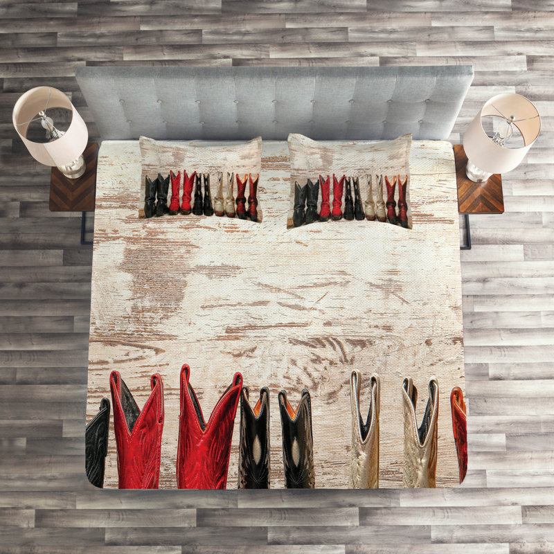 Modern & Contemporary Coverlet, King Bedspread + 2 Shams