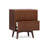 Tremolo Modern 2-Drawer Nightstand with Push-Open Fluted Fronts & Deep Bedside Storage for Bedroom-250608340