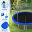 Trampoline de jardin rond de 14 pi avec enceinte de sécurité