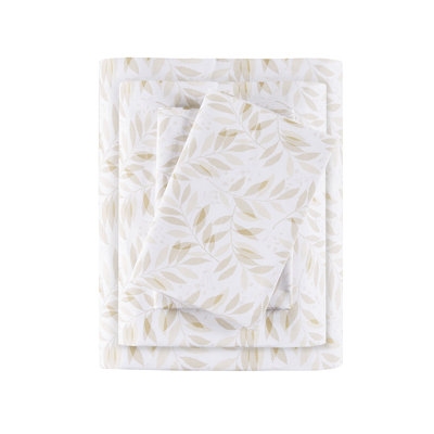 Ensemble de draps en percale de coton Grmeie Mills Esme