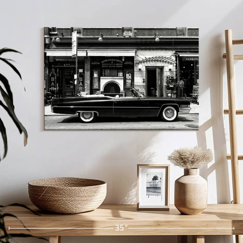 Mehar noir Cadillac, H 16 po x l 24 po