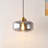 1 - Light Gold Single Pendant