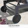 Outdoor Rust-Resistant Metal Chaise Lounge with Table