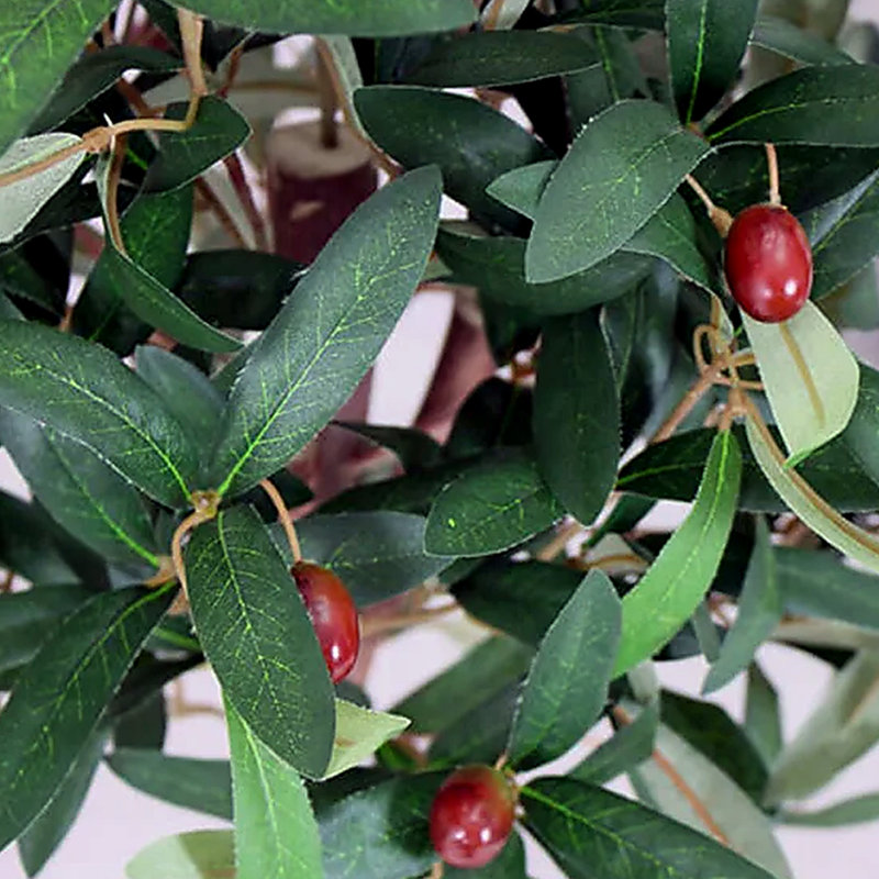 Faux Olive Tree Plant in Pot Liner, 120cm H x 45cm W x 45cm D