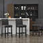 Tabouret de bar rembourré avec structure en bois massif-122430099-103430630-104093393