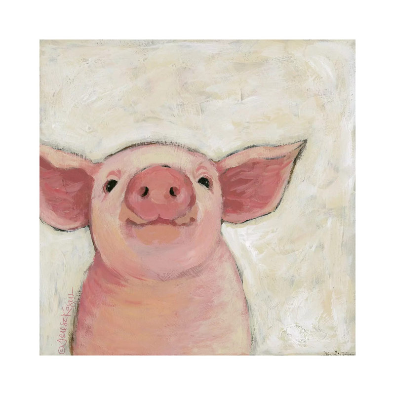 Wilbur 1 Piece Painting on Canvas, 93.98cm H x 93.98cm W x 3.81cm D, Wrapped Canvas