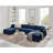 Judith Upholstered U-Shaped Sectional Symmetrical