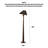 Solid Wood Floor Lamp With Tapered Fabric Shade