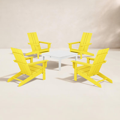 Ensemble de conversation à chaises multiples 5 pièces
