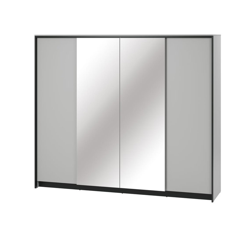 Michaeal 4 Door Manufactured Wood Wardrobe