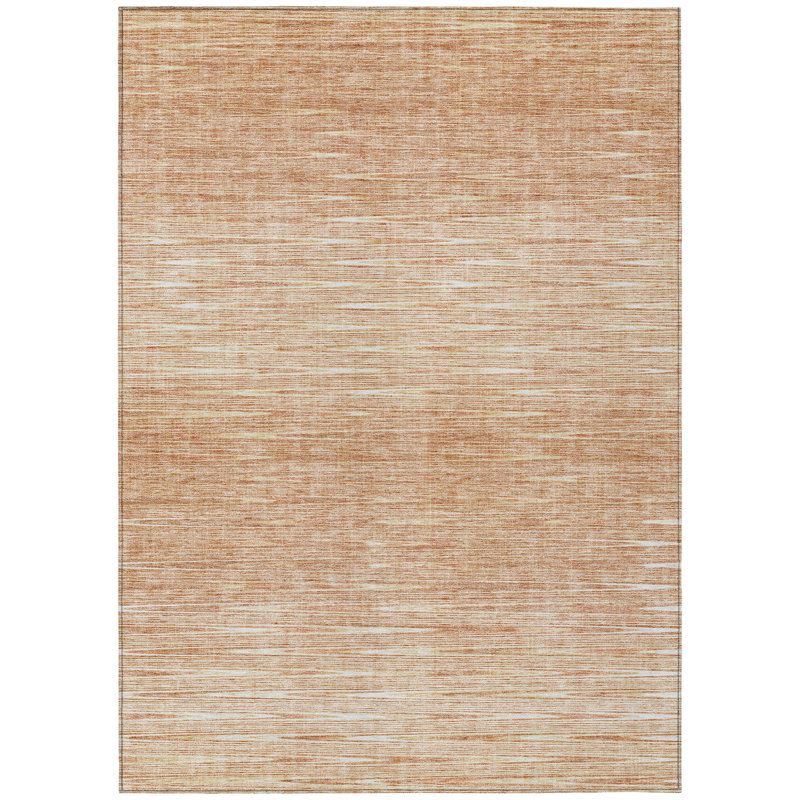 Leis Washable Ombre Indoor / Outdoor Rug, Rectangle 9' x 12'