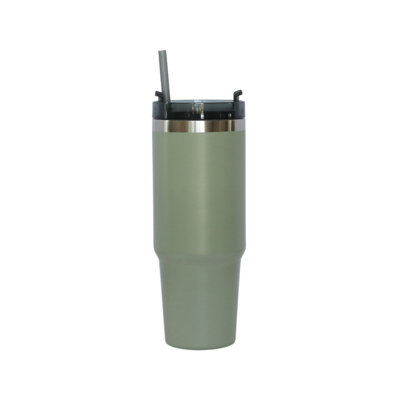 Verre en acier inoxydable 30 oz avec paille
