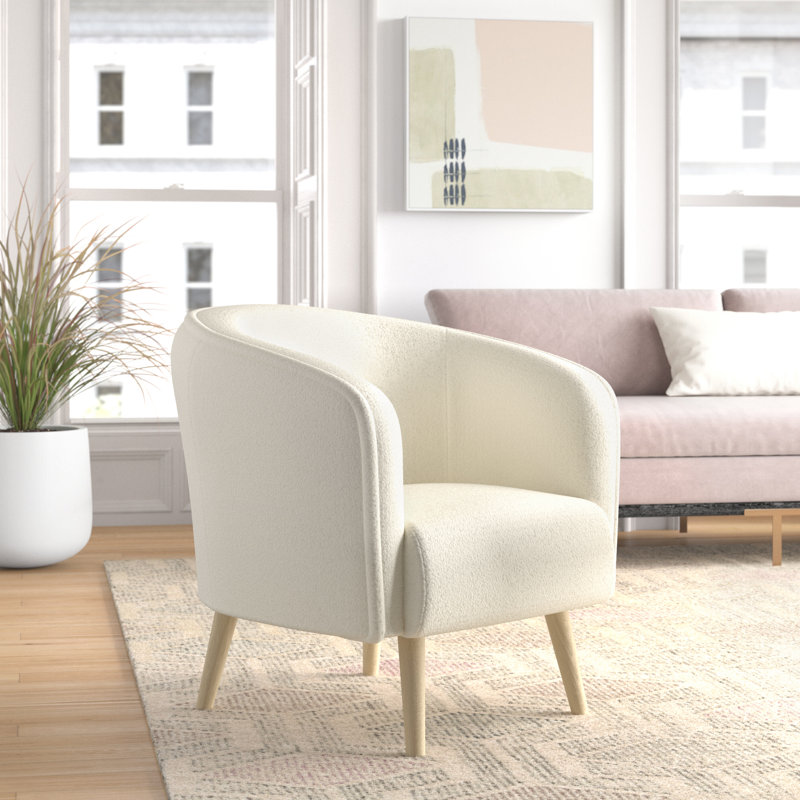 Fauteuil en polyester de 29,2 po Pedraza