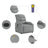 Upholstered Recliner-97814369