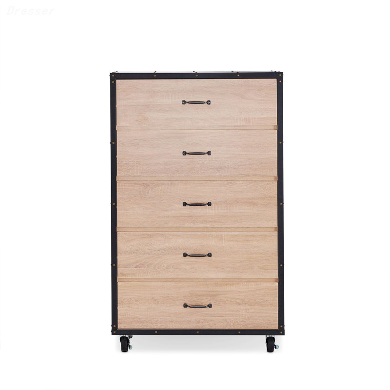 Commode ACME Bemis, chêne clair vieilli