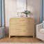 Commode 3 tiroirs Evolur Cove Commode de rangement moderne avec tiroirs spacieux