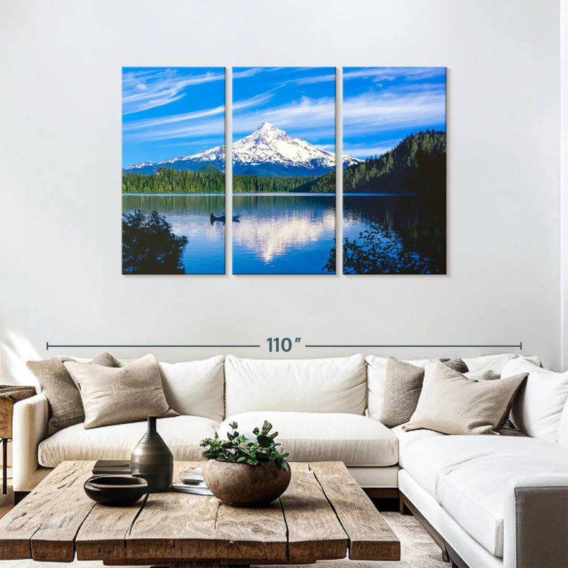 Alvord Kayaking At Mount Hood, 48" H x 74" W