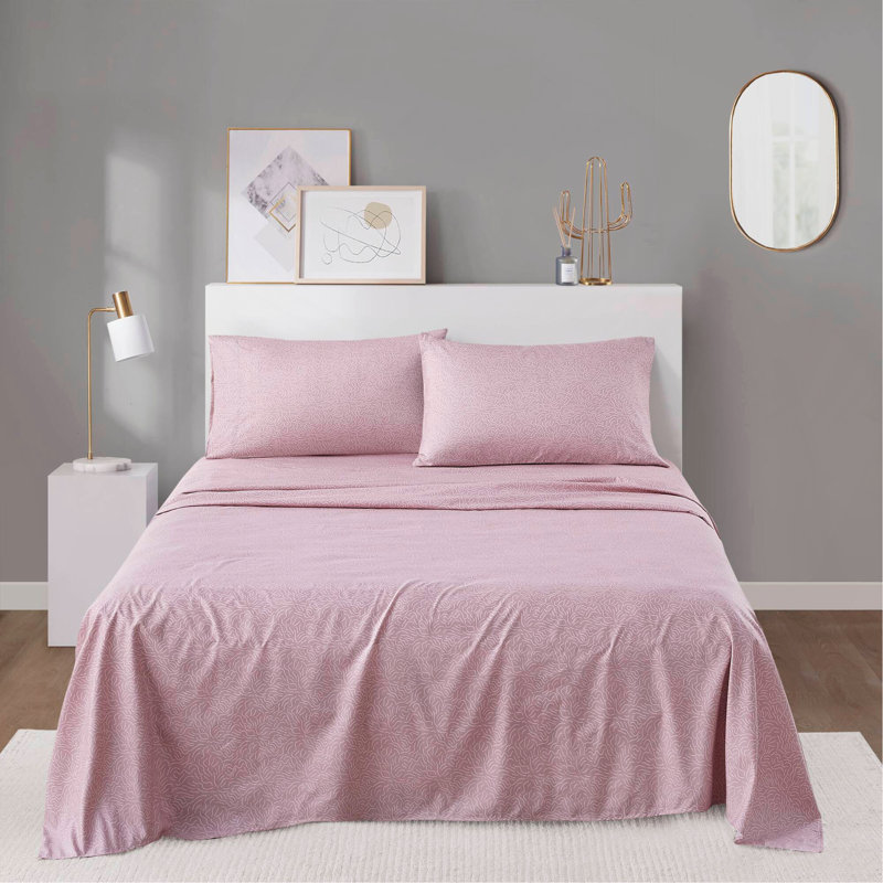 Ensemble de draps en microfibre imprimé
