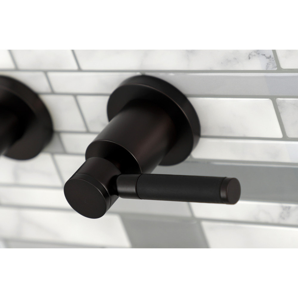 Kaiser Wall-Mounted Bathroom Faucet, Oil Rubbed Bronze