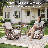 Sami 6-Piece Wicker Patio Furniture Set, 6-Inch Ultra Thick Cushioned 360° Swivel Glider Chairs & Multifunctional Ottomans-888521644