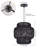 1 - Light Matte Black Geometric Pendant-806224401