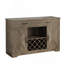 Buffet de cuisine 55 po avec porte-bouteilles et porte-bouteilles amovible
