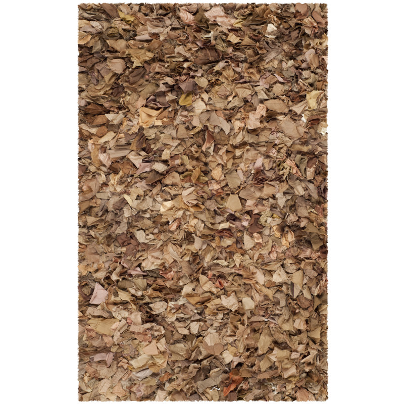 Daenerys Solid Colour Hand Woven Area Rug, Rectangle 122 x 183 cm