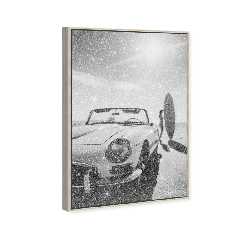 Coast Drift Print by Oliver Gal, 11"H x 16"W, Silver Floater Frame