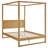 Alva Queen Wood Canopy Platform Bed-110689411-110689412