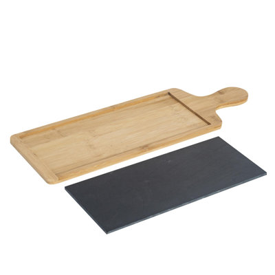 Argon Tableware - Bamboo Slate Serving Paddles