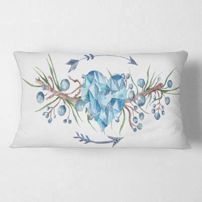 Housse et insert de coussin rectangulaire Fresh Forest