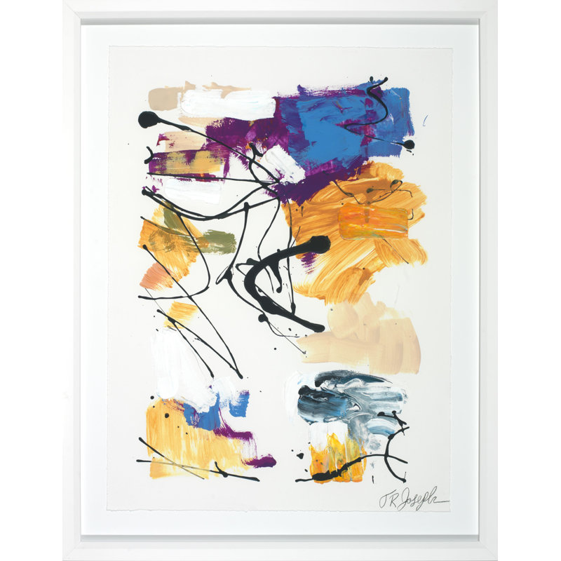 Juno 1 par T.R. Joseph - Peinture encadrée sur papier