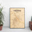 Vienna City Map - No Frame Print-991174970