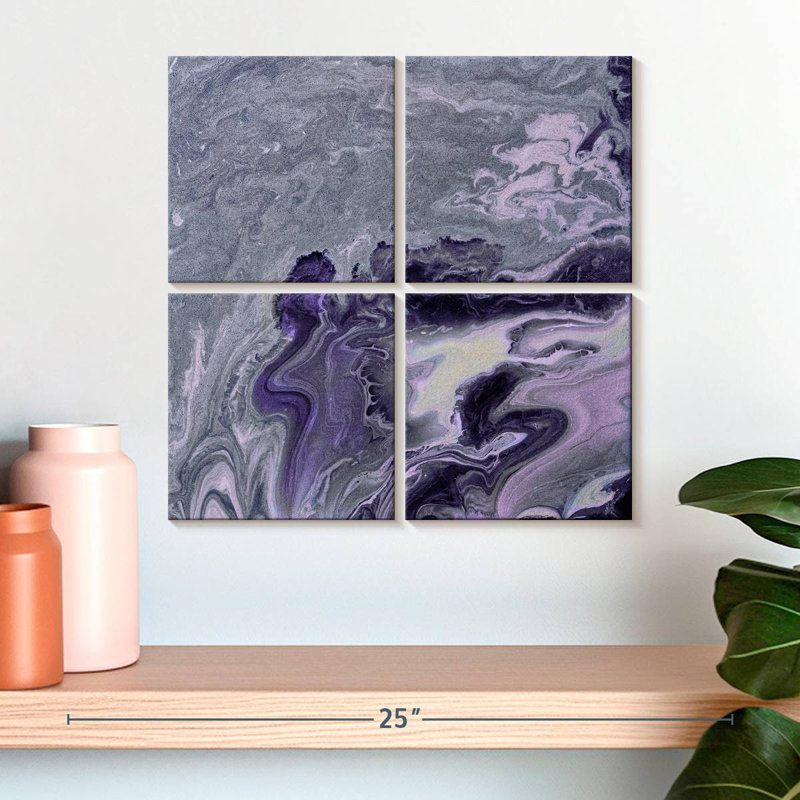 Violet Agate, 18" H x 18" W