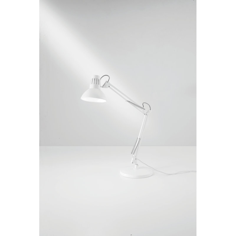 Azareel Metal Table Lamp, White