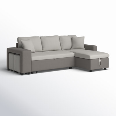 Dovie Upholstered L-Shaped Sectional Reversible