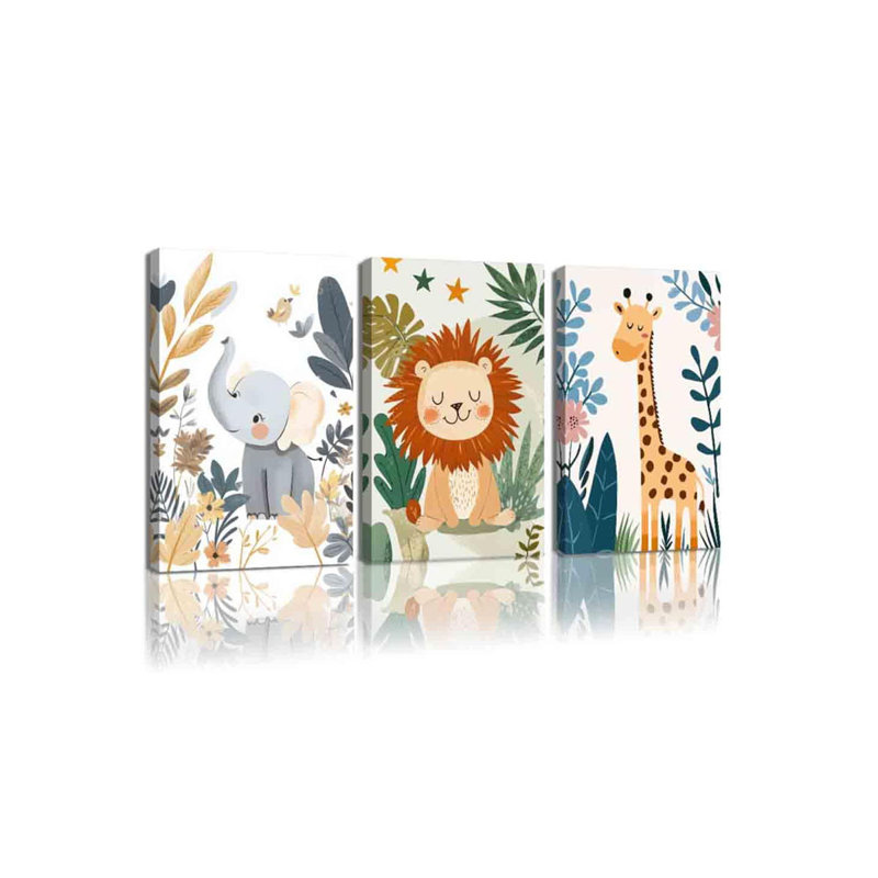 3 Piece Wrapped Canvas Wall Art, 40cm H x 30cm W