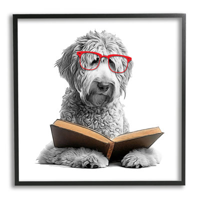 Az-046-Livre de lecture pour chien encadré