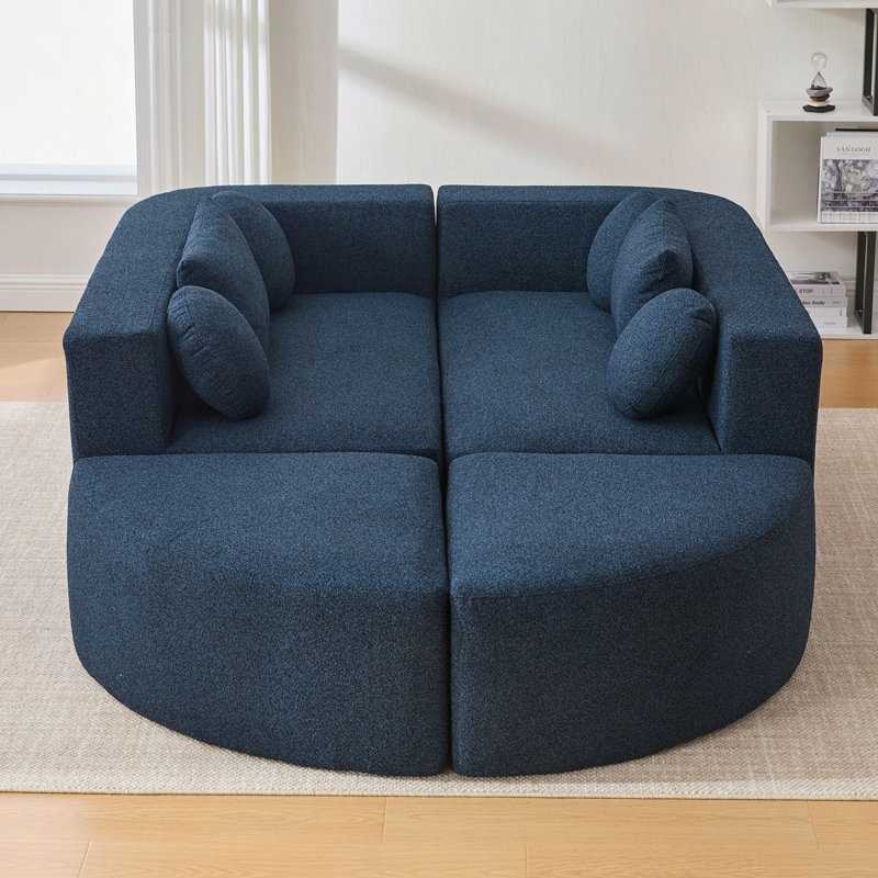 Canapé modulaire Boneless Couch, Blue