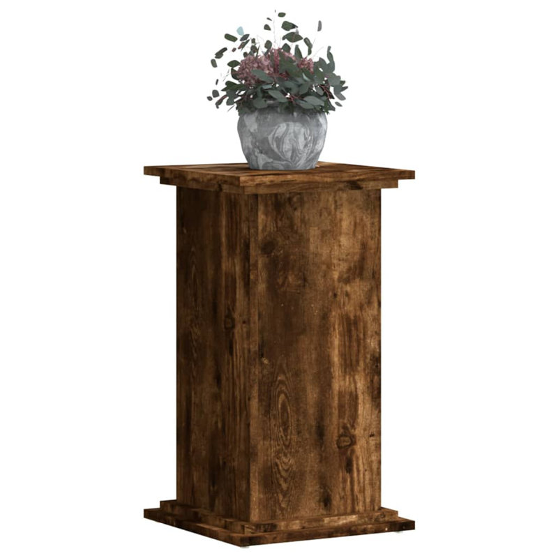 Rozanna Plant Stand, Smoked oak