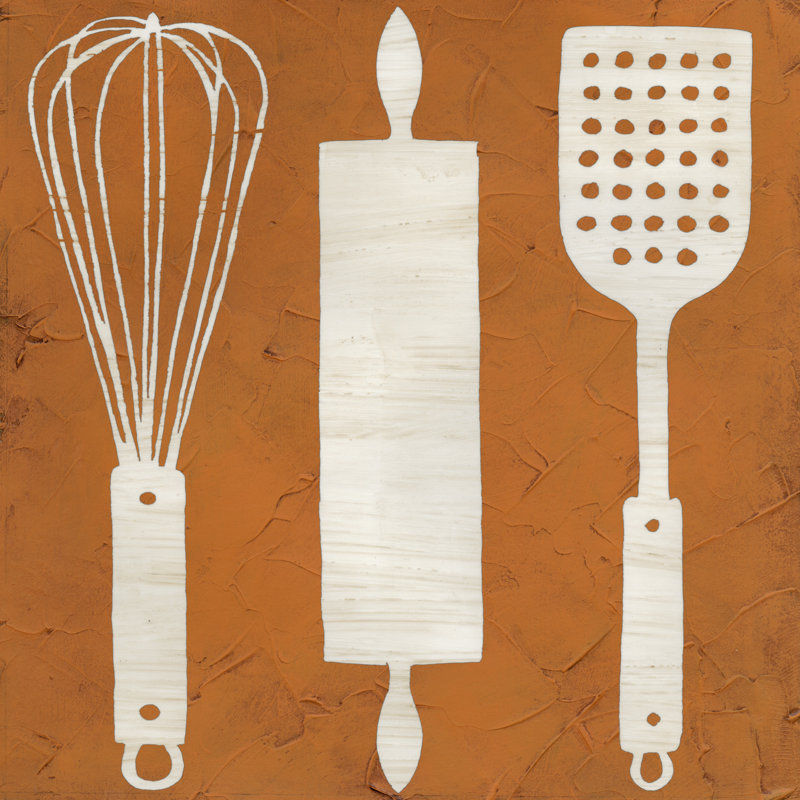 Kitchen Kitsch II by June Erica Vess - Wrapped Canvas Painting, 122cm H x 122cm W