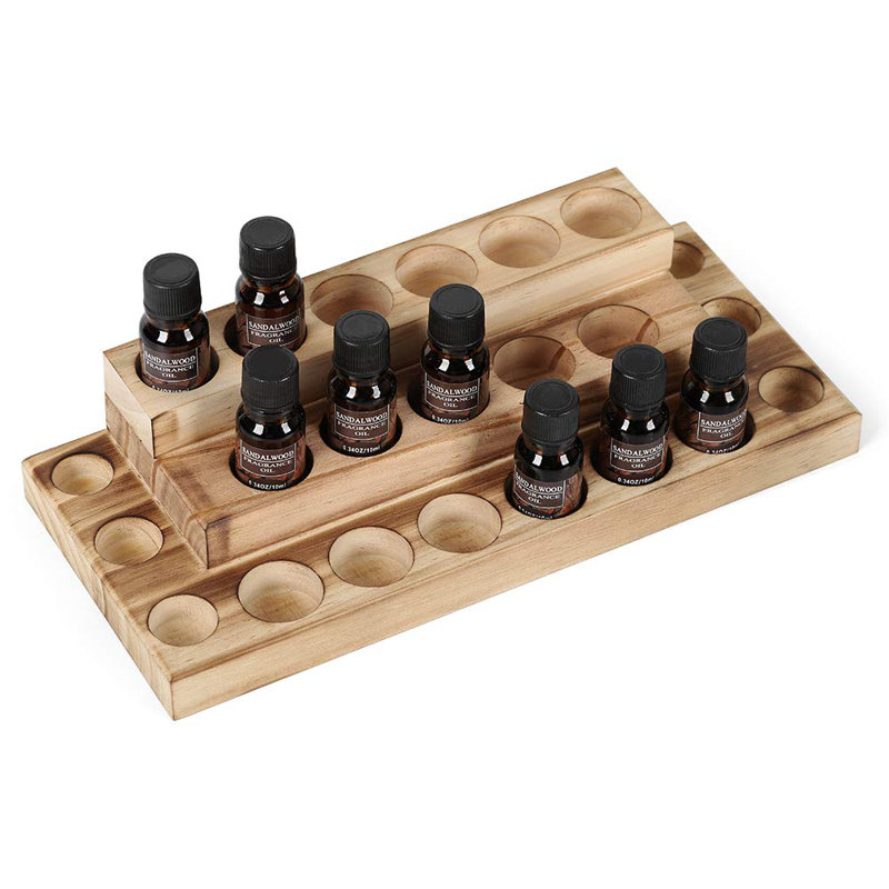 Hersel Solid + Manufactured Wood Makeup Organizer