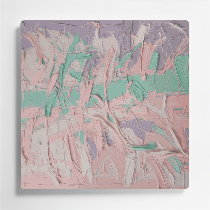 Art mural en métal Neo Expressionism 86, 8" H x 8" W