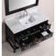 Ensemble de meuble-lavabo de salle de bain simple avec miroir 48 po Kanode-1776221409