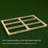 Powersheds 12 x 8ft Pressure Treated Timber Base Kit