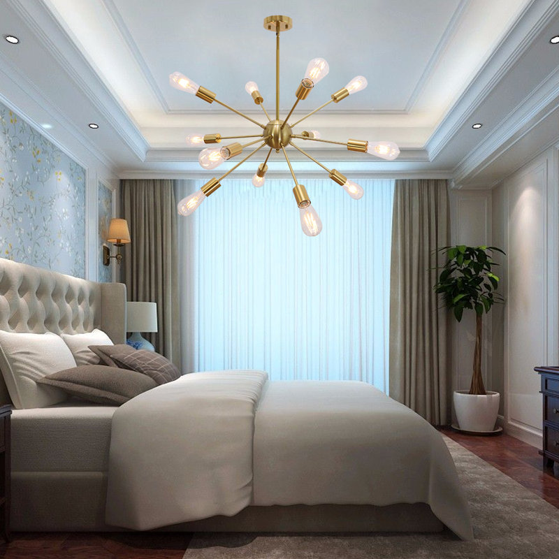 Nasser 12 - Light Dimmable Sputnik Sphere Chandelier