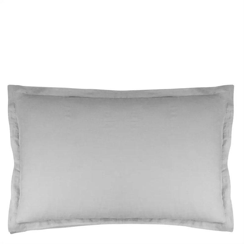 Biella Pale Gray & Dove Sham , Queen